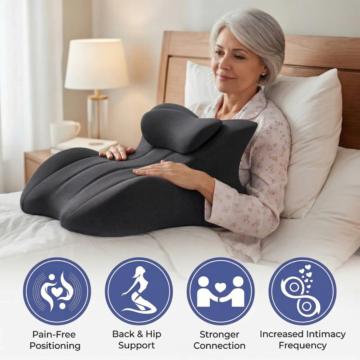 Violira Love Pillow - Waterproof Intimacy Support Pillow – Comfort for Every Position