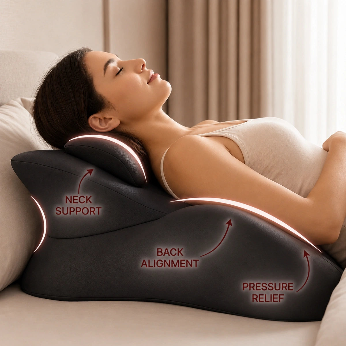 Violira Love Pillow - Waterproof Intimacy Support Pillow – Comfort for Every Position